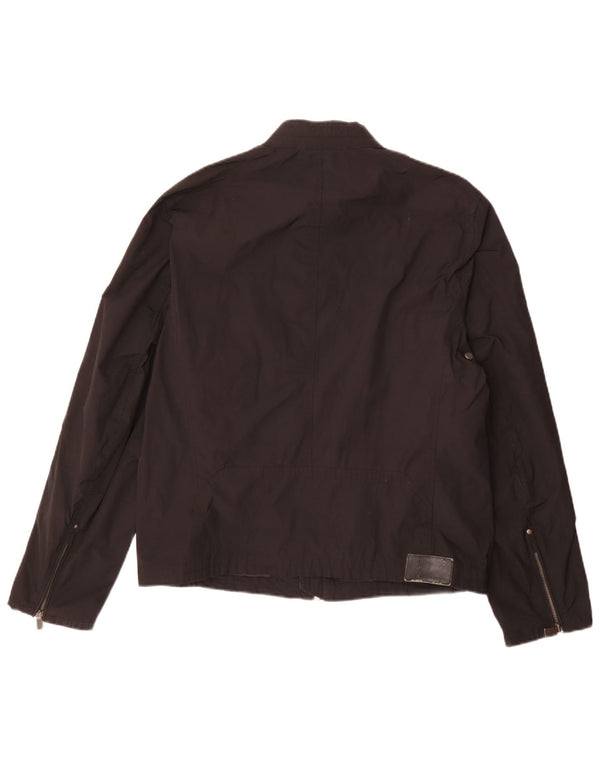 Jachetă pentru motociclist Trussardi pentru bărbați UK 36 Small Black