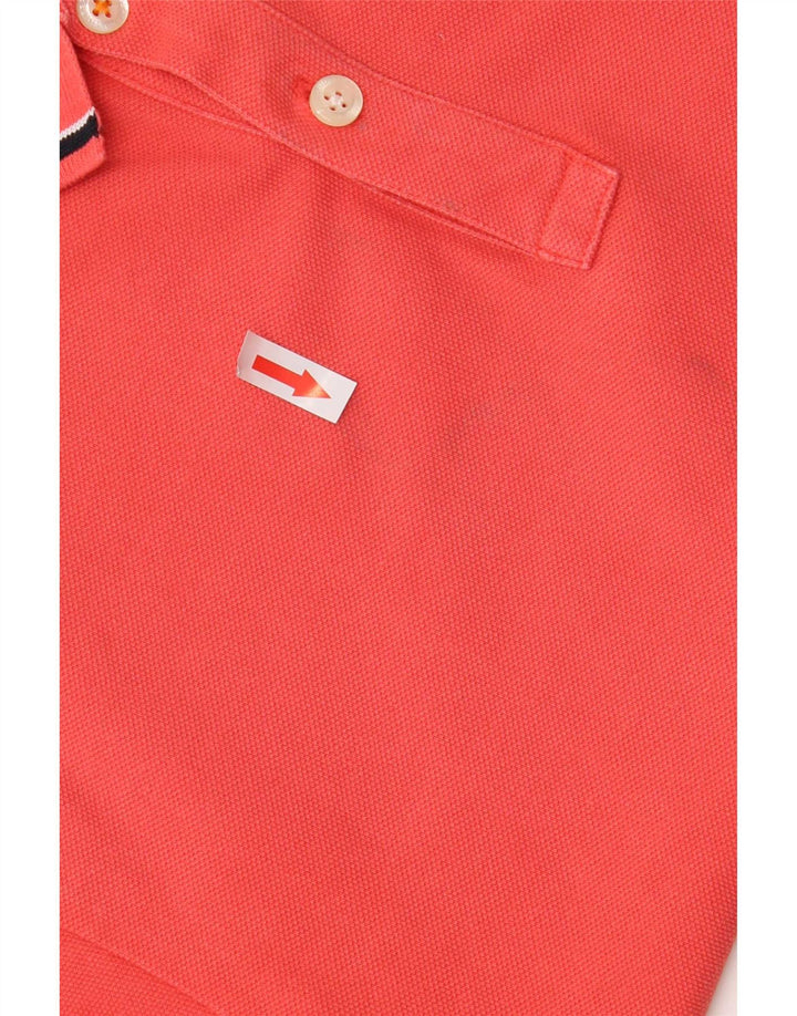 Tricou polo Timberland Slim Fit pentru bărbați, bumbac roz mediu
