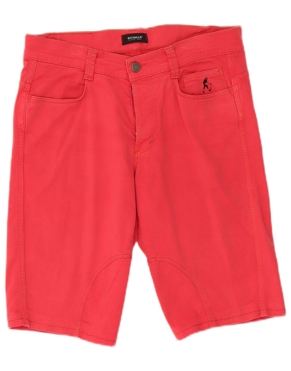 Pantaloni scurți casual pentru bărbați SIVIGLIA W31 Bumbac Roșu Mediu