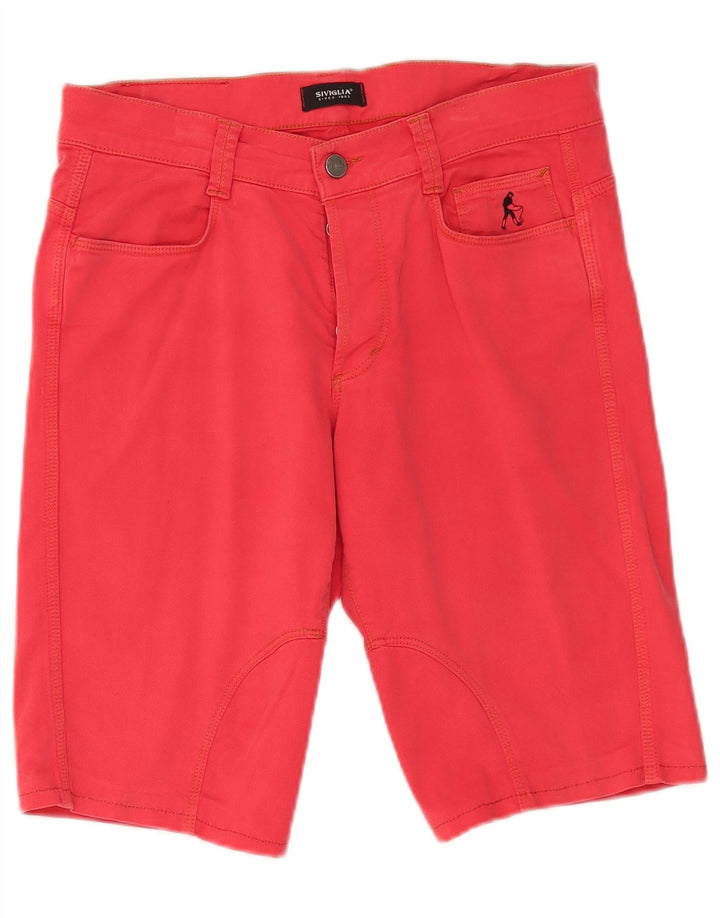 Pantaloni scurți casual pentru bărbați SIVIGLIA W31 Bumbac Roșu Mediu