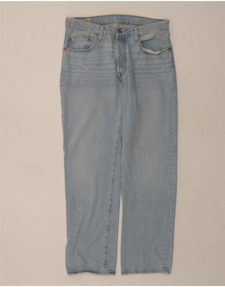 Blugi drepti pentru bărbați Levi's 501 W30 L30 Bumbac albastru