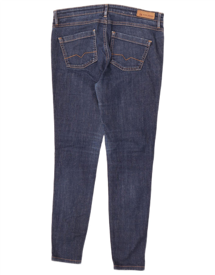 Blugi slim pentru femei Hugo Boss L30 L27 bumbac bleumarin