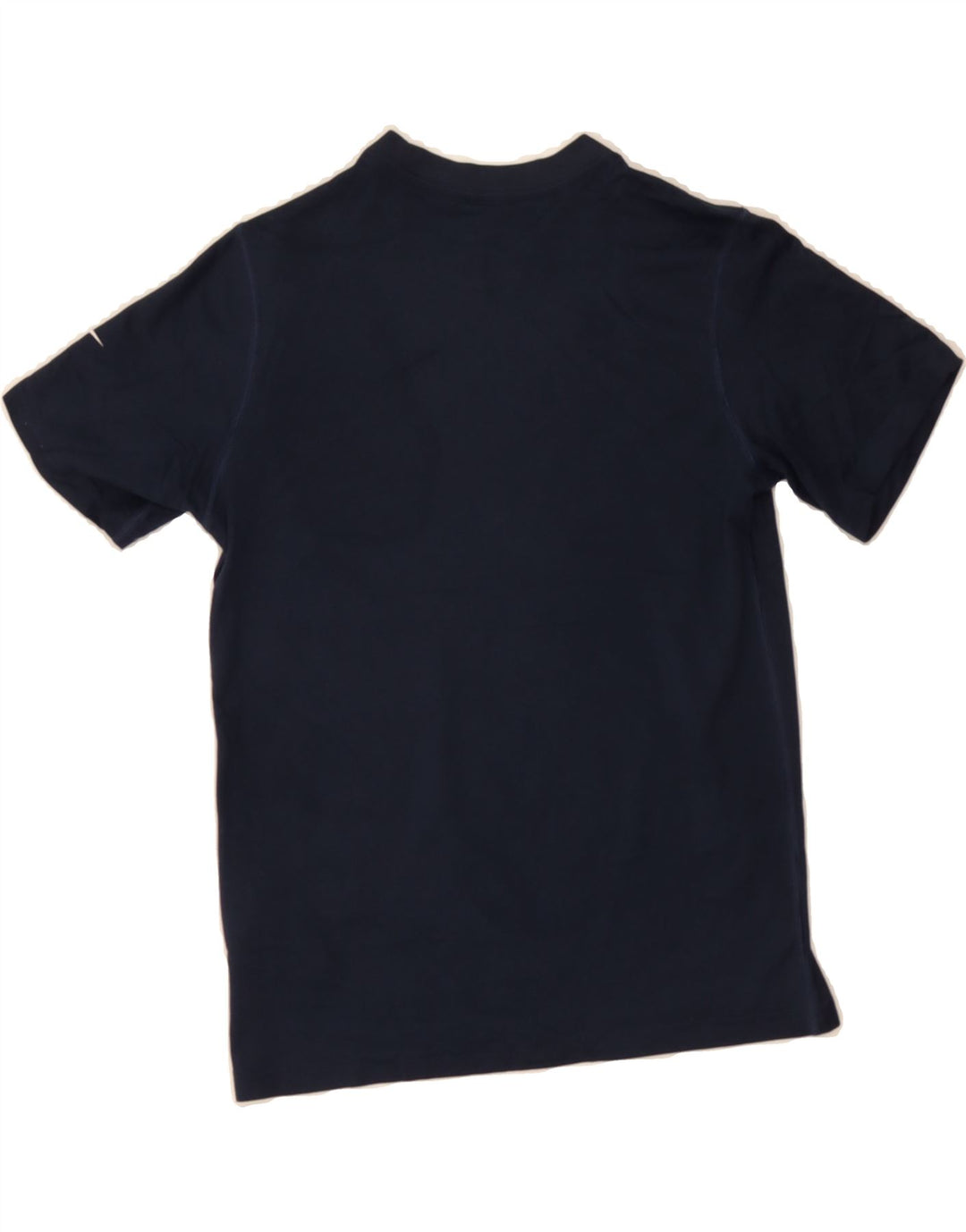 NIKE Boys Dri Fit Graphic T-Shirt Top 8-9 Years Small  Navy Blue Polyester Vintage Nike and Second-Hand Nike from Messina Hembry 
