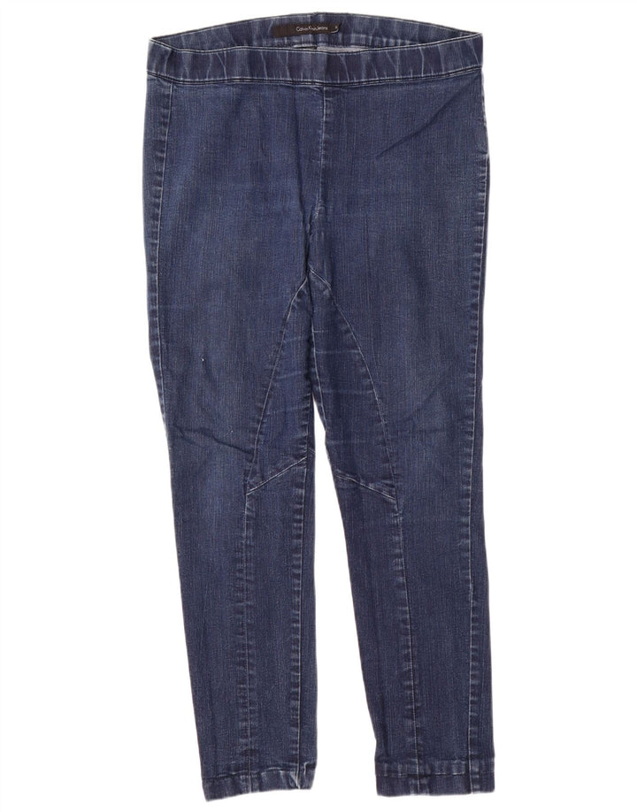CALVIN KLEIN Blugi skinny pentru femei US 12 Large W31 L28 Blue Bumbac