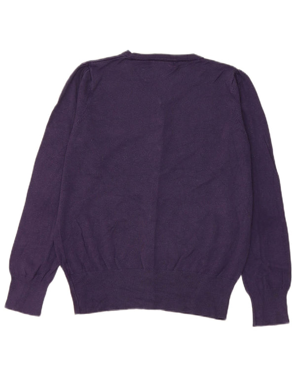 Pulover cardigan pentru femei Marks & Spencer UK 12 Viscoză violet mediu