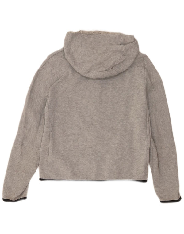 Pulover Nike pentru băieți, cu formă standard, cu fermoar, 13-14 ani, XL, pete gri