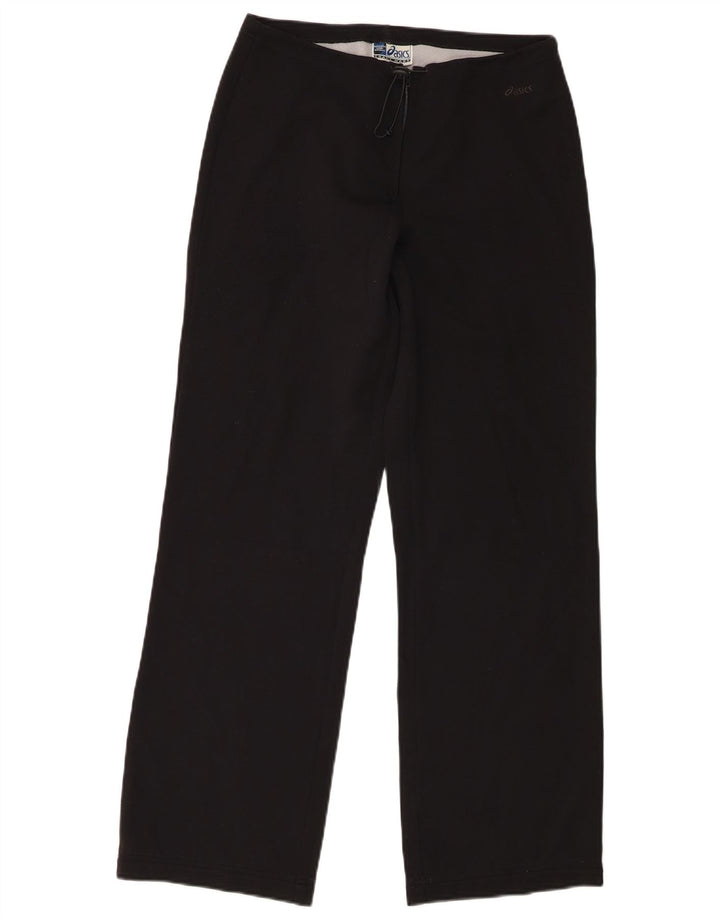 Pantaloni de trening ASICS pentru femei UK 12 Poliamidă neagră medie