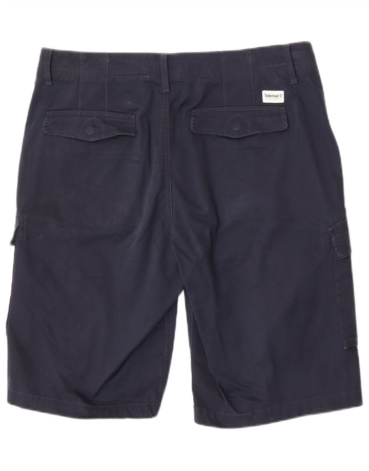 Pantaloni scurți cargo pentru bărbați Timberland W34, mari, albastru, bumbac