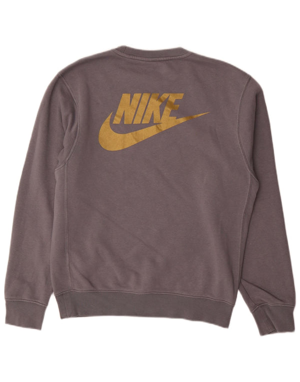 Pulover NIKE Swoosh Graphic pentru bărbați XS bumbac gri