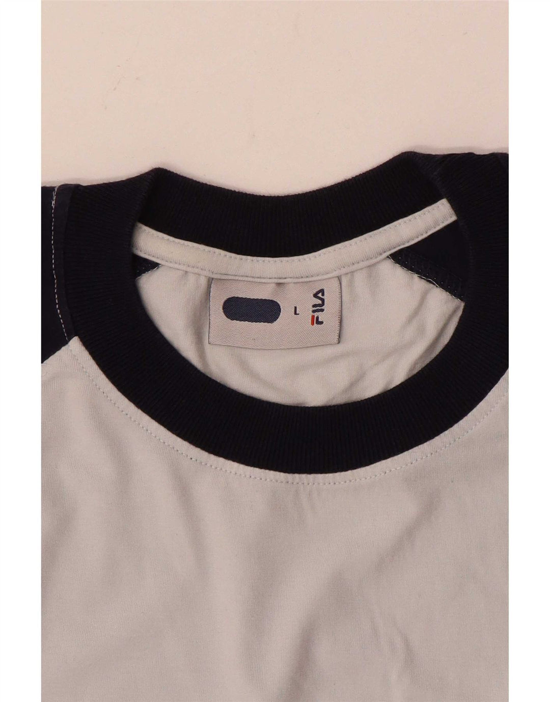 Tricou pentru bărbați Fila Top mare, gri, bumbac color bloc