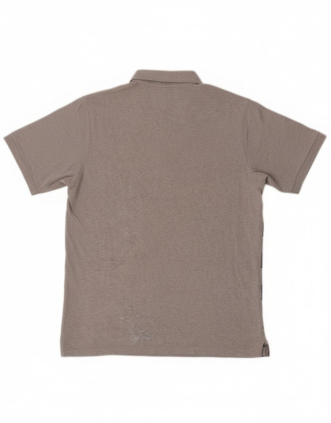 Tricou polo Reebok pentru bărbați, bumbac cu dungi gri medii