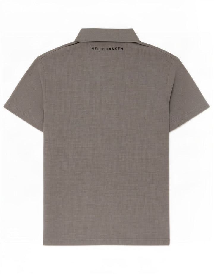 Cămașă polo Helly Hansen pentru bărbați, nailon, gri mic