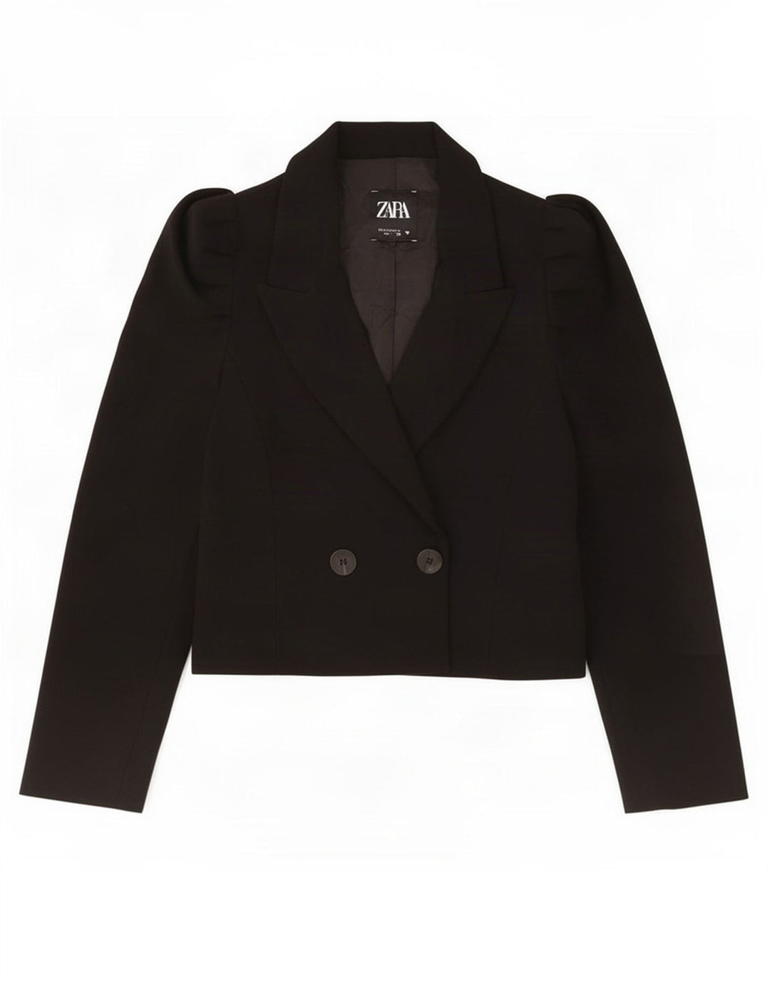Jachetă Bolero pentru femei Zara UK 10 Mic Negru Poliester