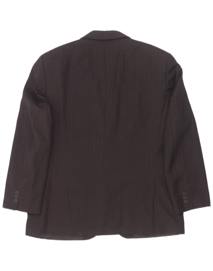Marks & Spencer jachetă pentru bărbați cu 2 nasturi EU 52/54 4XL, negru, cu dungi