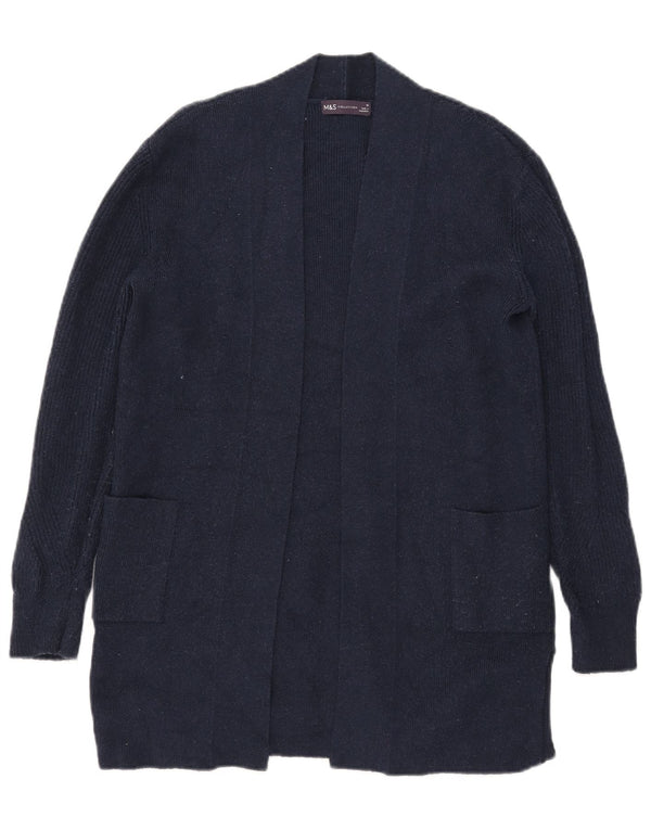 Pulover cardigan deschis pentru femei Marks & Spencer UK 10 Mic Bleumarin