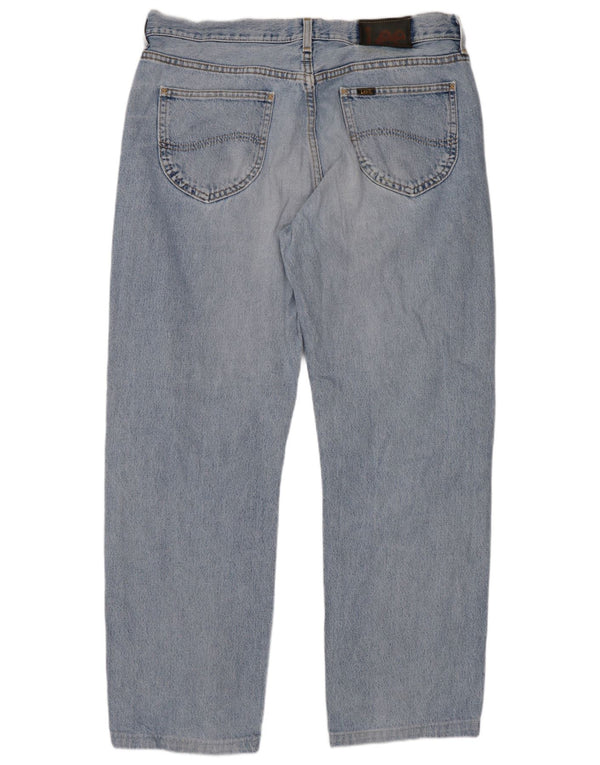 Lee Mens Straight Jeans W34 L30 Blue