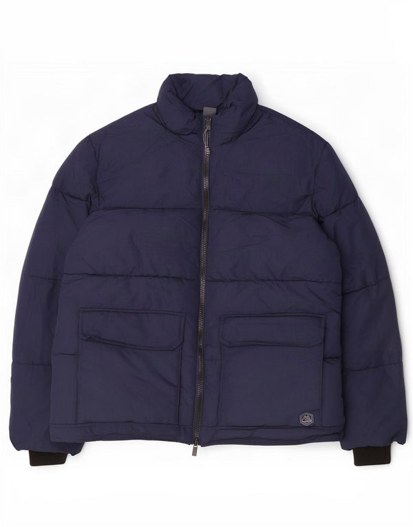 Jachetă căptușită pentru bărbați Marks & Spencer UK 42 XL bleumarin poliester
