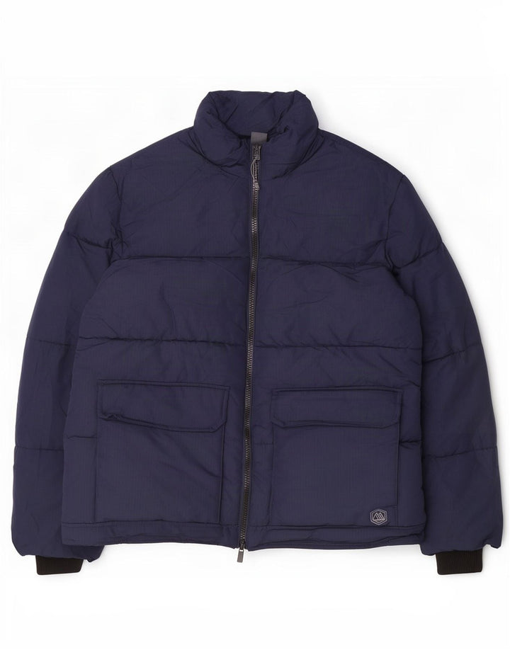 Jachetă căptușită pentru bărbați Marks & Spencer UK 42 XL bleumarin poliester