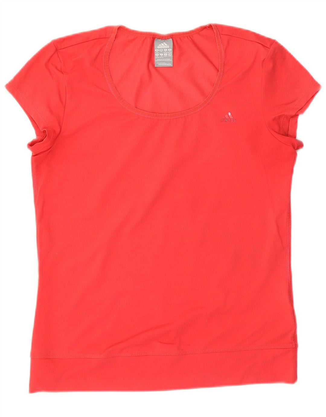 Tricou ADIDAS Climalite pentru femei UK 12/14 Poliester roșu mediu