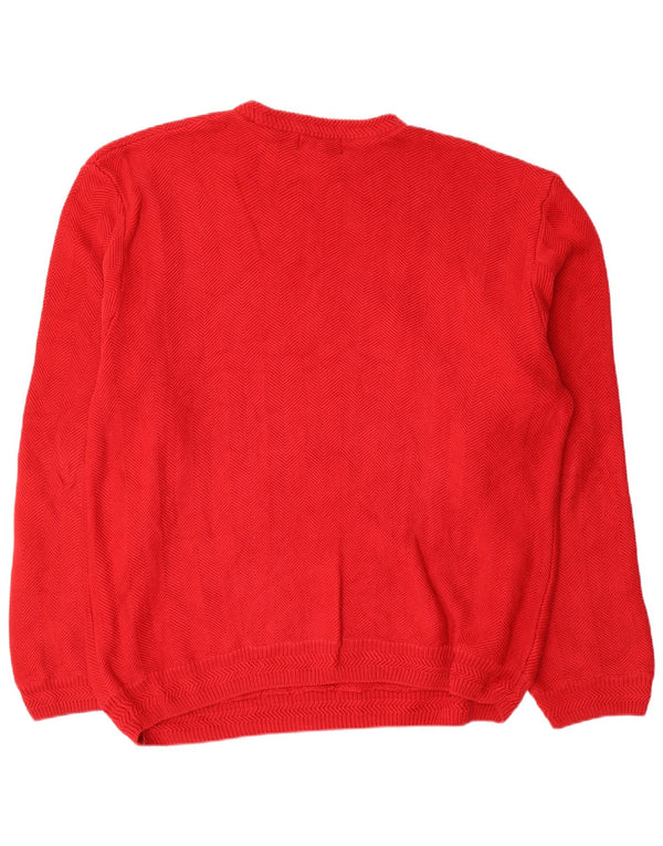 Pulover Chaps pentru bărbați cu gât roșu, 2XL, bumbac în schemă