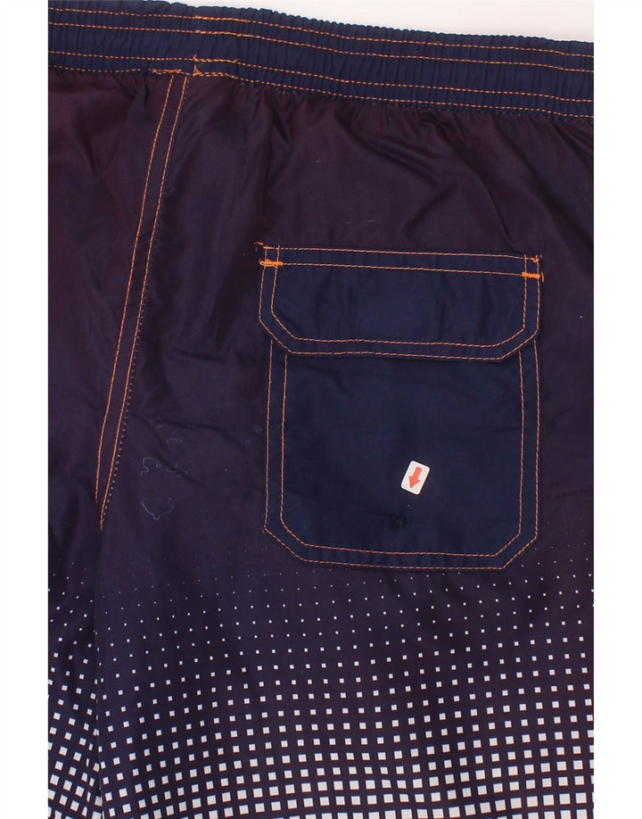 Sergio Tacchini Pantaloni scurți de înot băieți 13-14 ani bleumarin pete