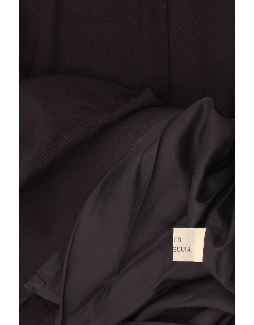 Fusta midi vintage cu talie înaltă pentru femei W28 Medium Black