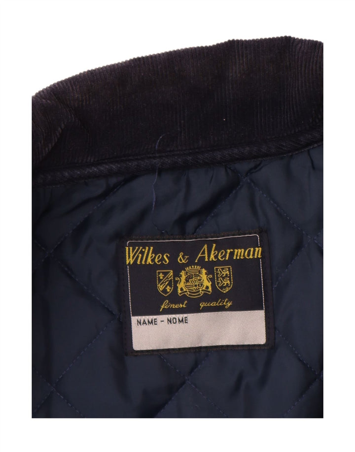 Jachetă matlasată pentru bărbați WILKES&AKERMAN UK 40 mare, albastru, poliamidă