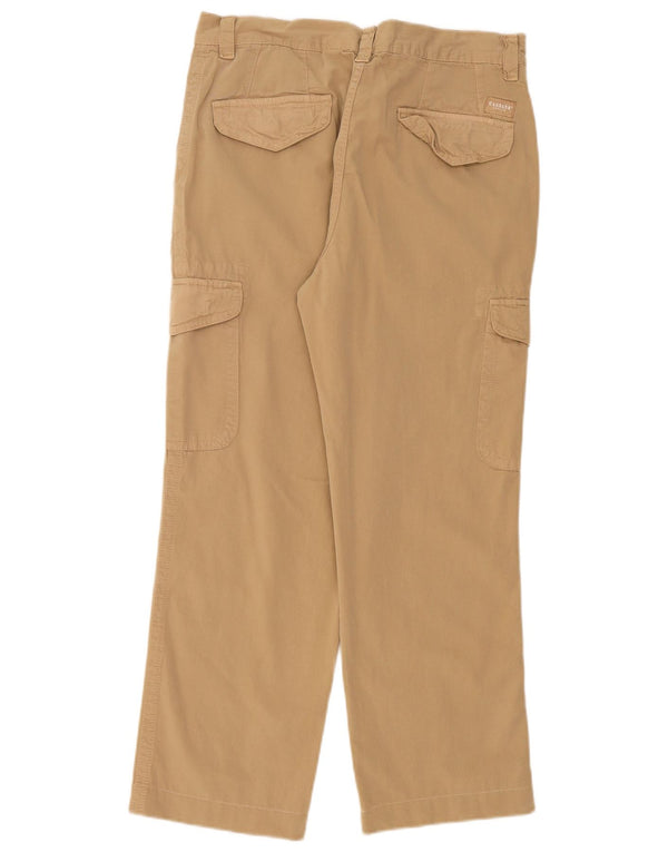Pantaloni cargo drepti pentru femei Carrera L34 L27 bumbac bej
