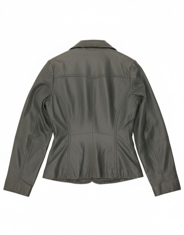 Blazer Vintage pentru femei cu 3 nasturi, UK 10, gri mic