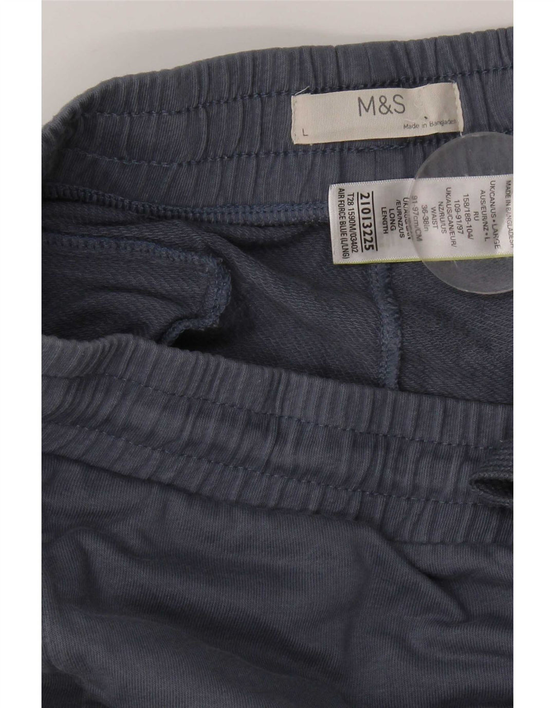 Pantaloni de trening pentru bărbați Marks & Spencer, mare, albastru, bumbac
