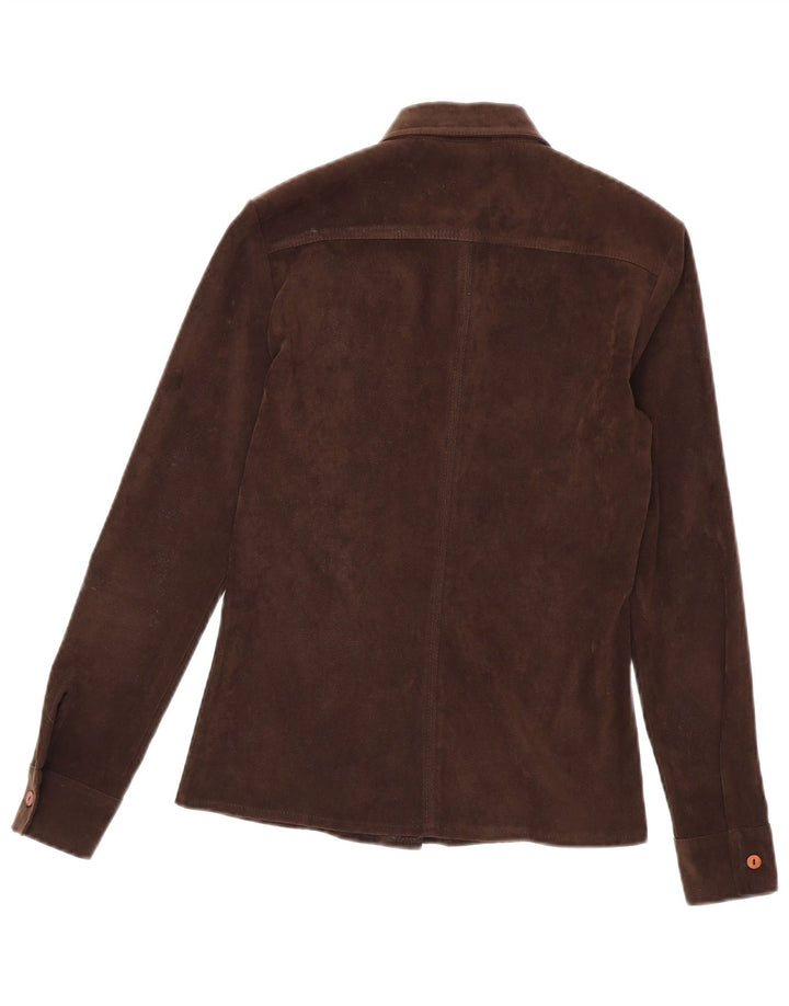 Cămașă din catifea pentru femei Sportstaff UK 14 Poliester maro mediu