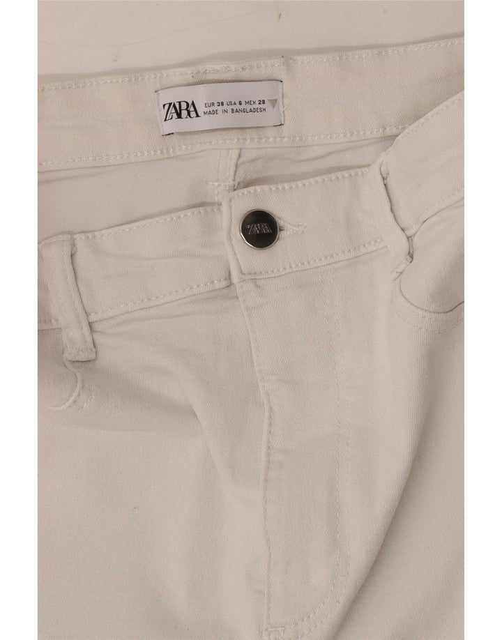 Blugi jegging dama Zara EU 38 Mici L28 L28 Alb