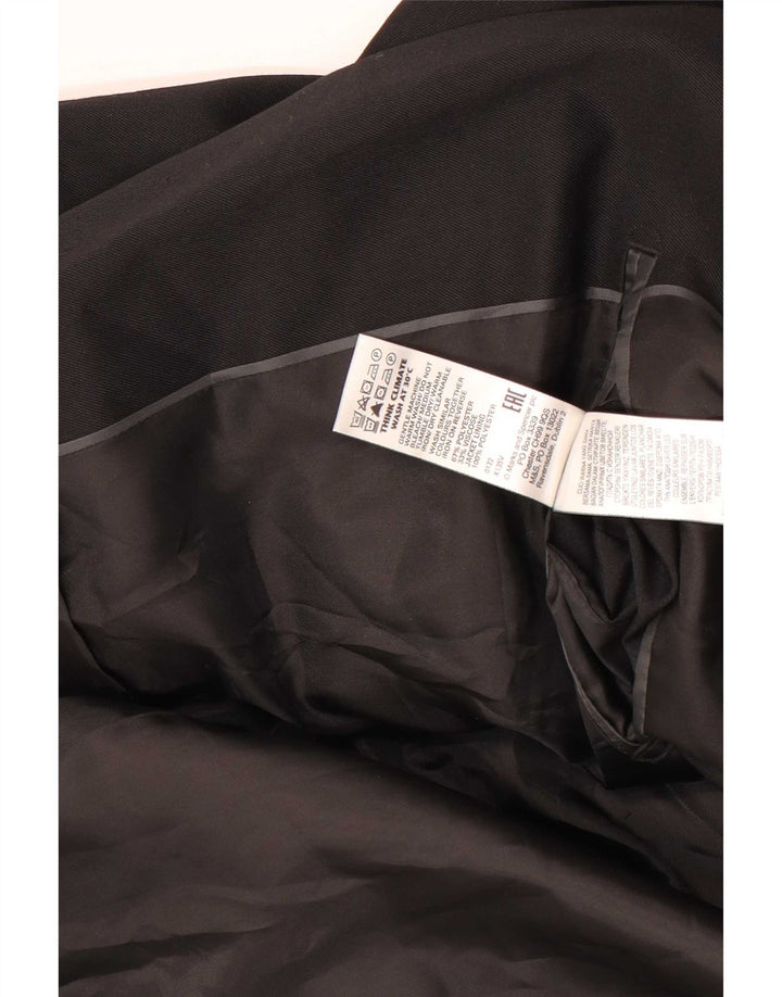 Jachetă pentru bărbați Marks & Spencer cu 2 nasturi, UK 46 XL, poliester negru