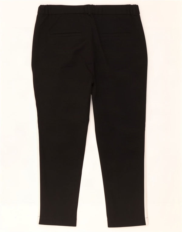 Pantaloni tăiați pentru femei Zara Mici L26 L23 Negri Colorblock