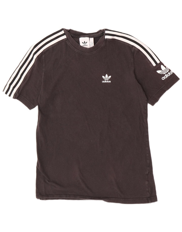 Tricou cu mânecă scurtă Adidas pentru bărbați Top XS Negru Bumbac Sport