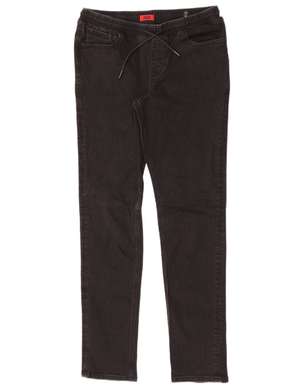 Jack & Jones Blugi GLENN Slim pentru baieti 14-15 ani W28 L30 bumbac negru
