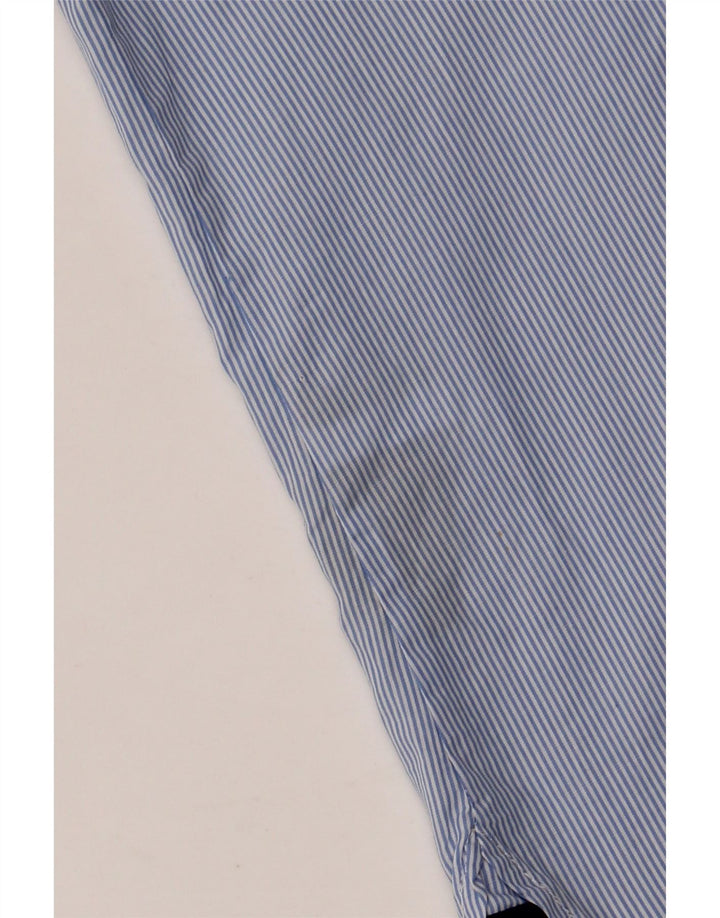 Cămașă TOMMY HILFIGER pentru femei UK 20 2XL Blue Pinstripe Bumbac