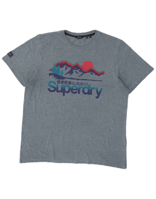 Tricou grafic pentru bărbați Superdry Top XL Albastru