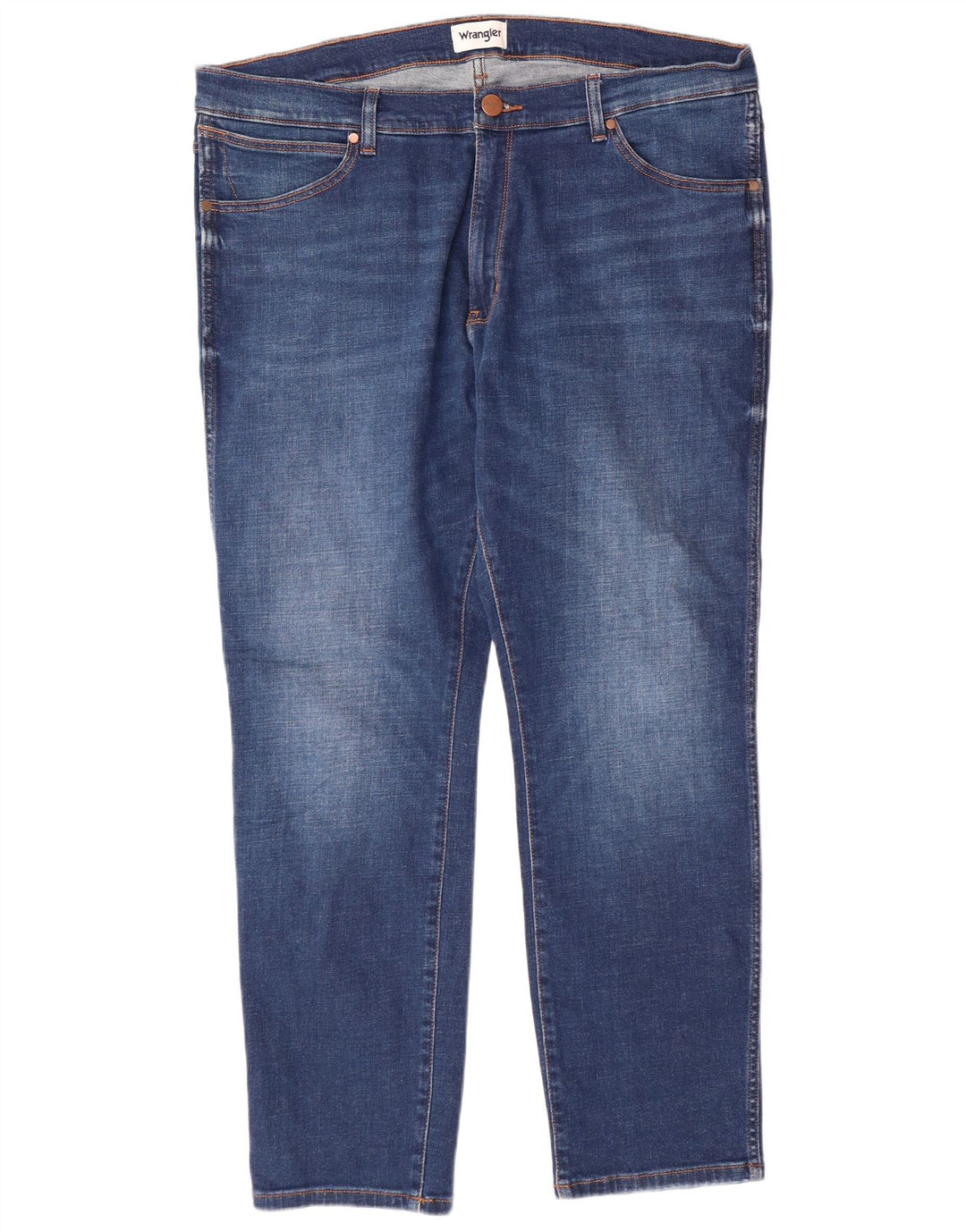 WRANGLER Blugi pentru bărbați Larston Slim Tapered W38 L32 Bumbac albastru