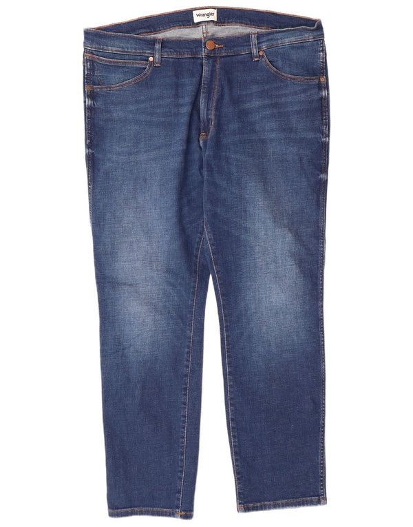 WRANGLER Blugi pentru bărbați Larston Slim Tapered W38 L32 Bumbac albastru