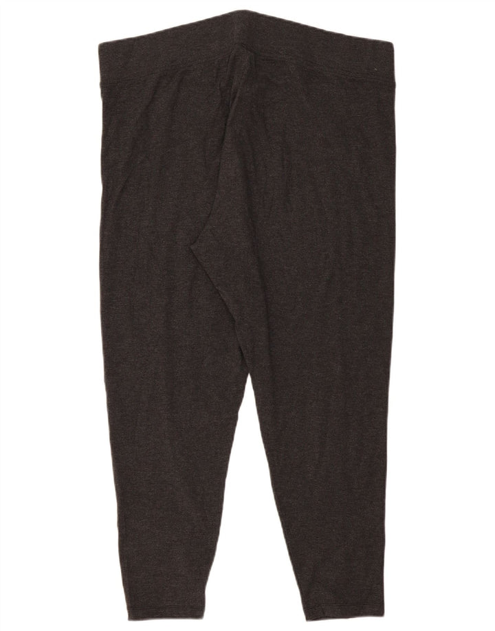 MARKS & SPENCER Leggings pentru femei UK 22 3XL Poliester gri