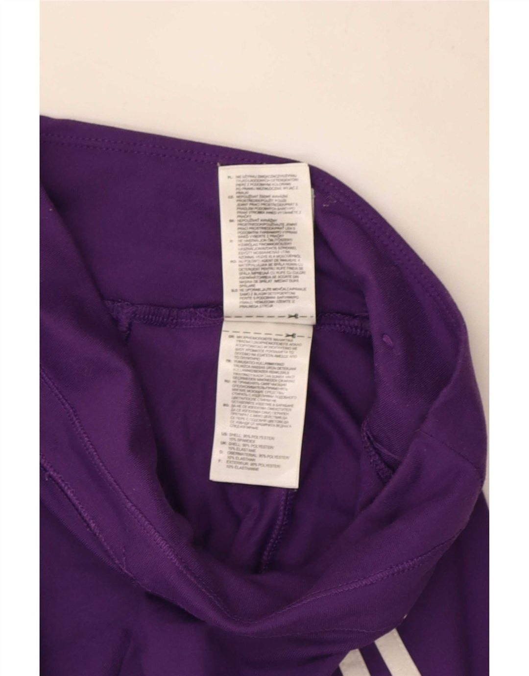 Adidas Womens Climalite Leggings UK 0/2 2XS Violet Poliester