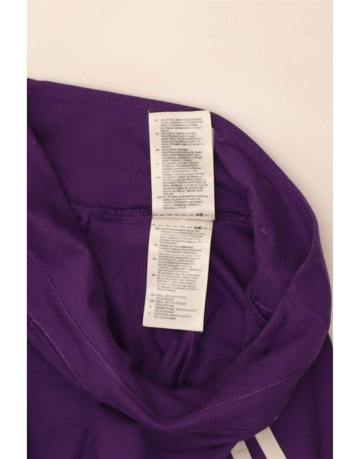 Adidas Womens Climalite Leggings UK 0/2 2XS Violet Poliester