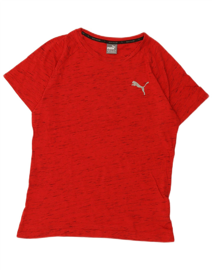 Tricou pentru bărbați Puma Top Medium Red Flecked Bumbac