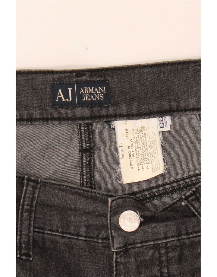 Blugi slim pentru bărbați Armani W33 L29 bumbac negru
