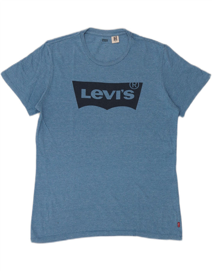 Tricou grafic pentru bărbați Levi's Top mic albastru cu pete