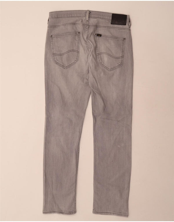 Blugi LEE Powell Slim pentru bărbați W33 L32 bumbac gri