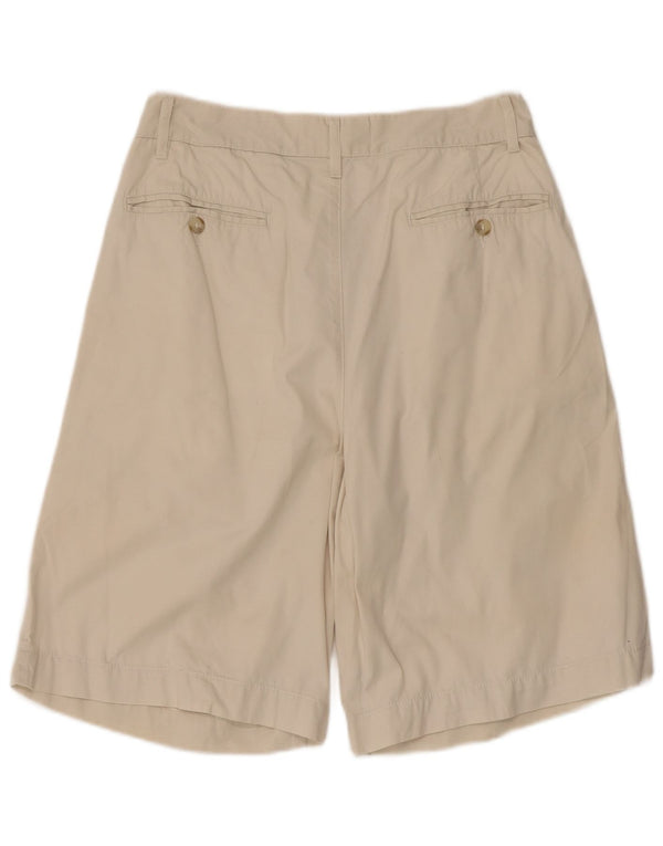 Pantaloni scurți chino vintage pentru bărbați IT 48 Medium W30 Bej Bumbac