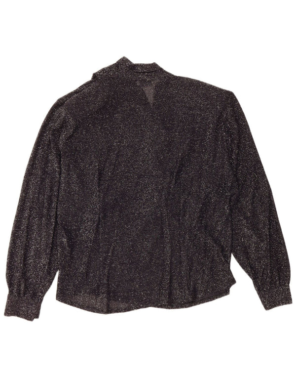 Bluză cu mânecă lungă pentru femei Giulia Galanti Top UK 14 Medium Black Flecked