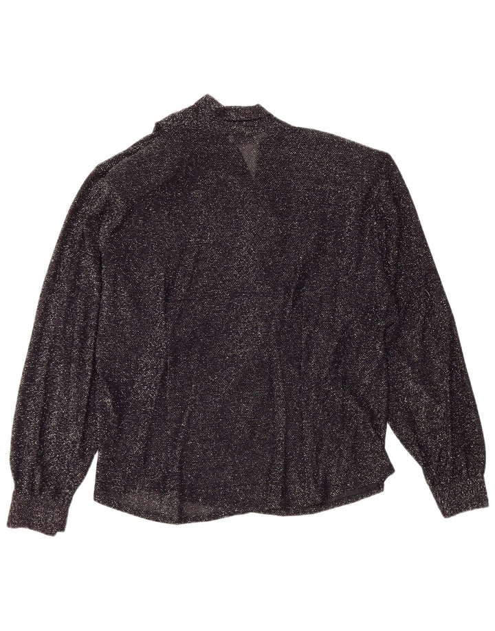 Bluză cu mânecă lungă pentru femei Giulia Galanti Top UK 14 Medium Black Flecked